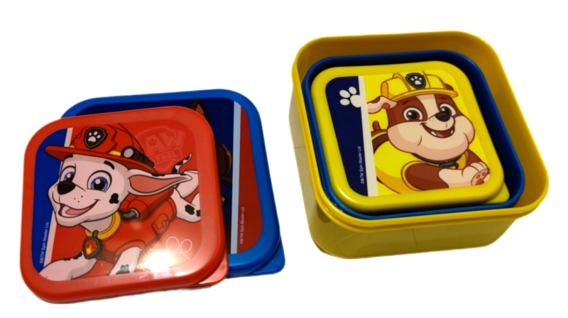 Snackboxen 3er set paw patrol